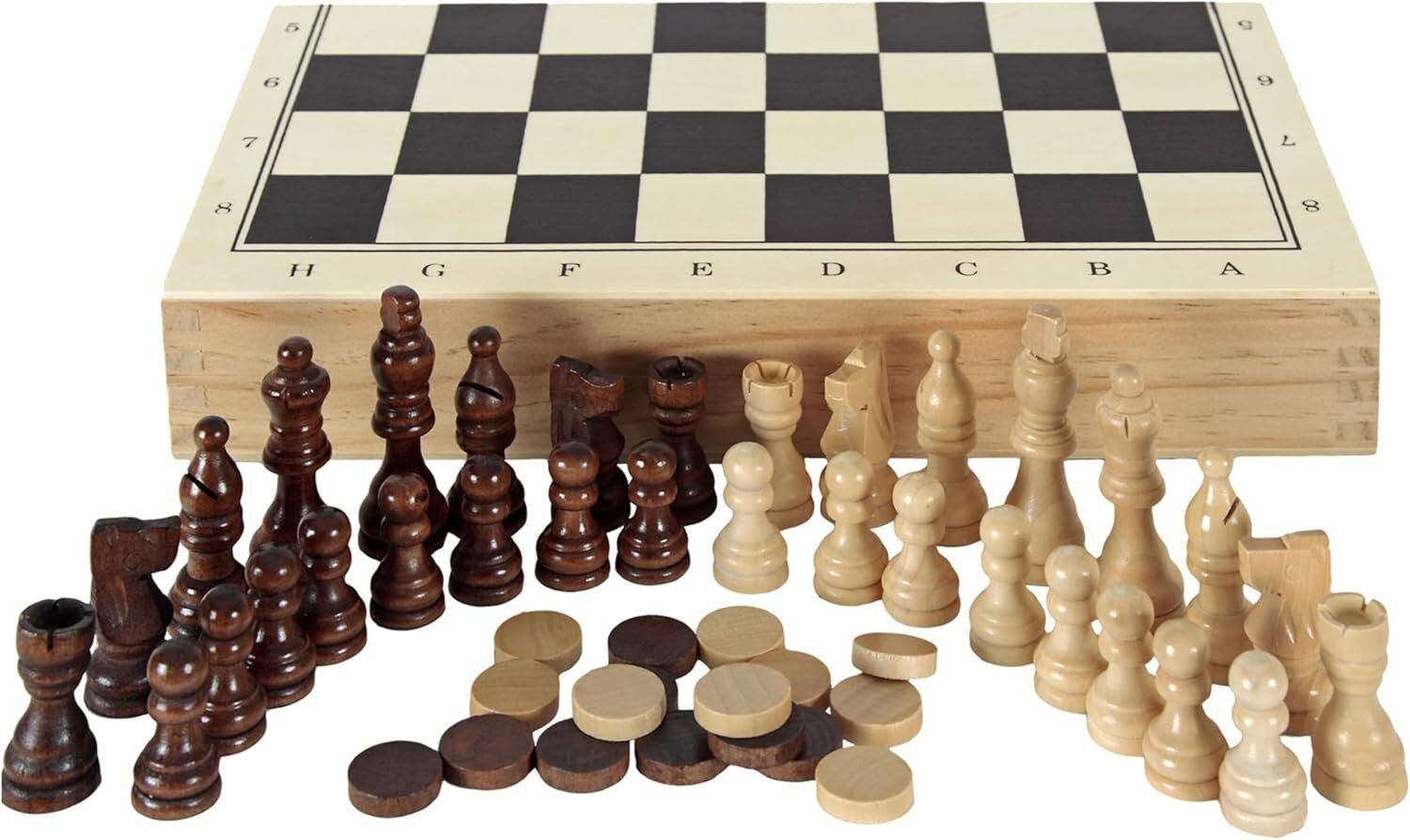 Ajedrez damas y backgammon en estuche, 2 jugadores en Riobamba, Chimborazo