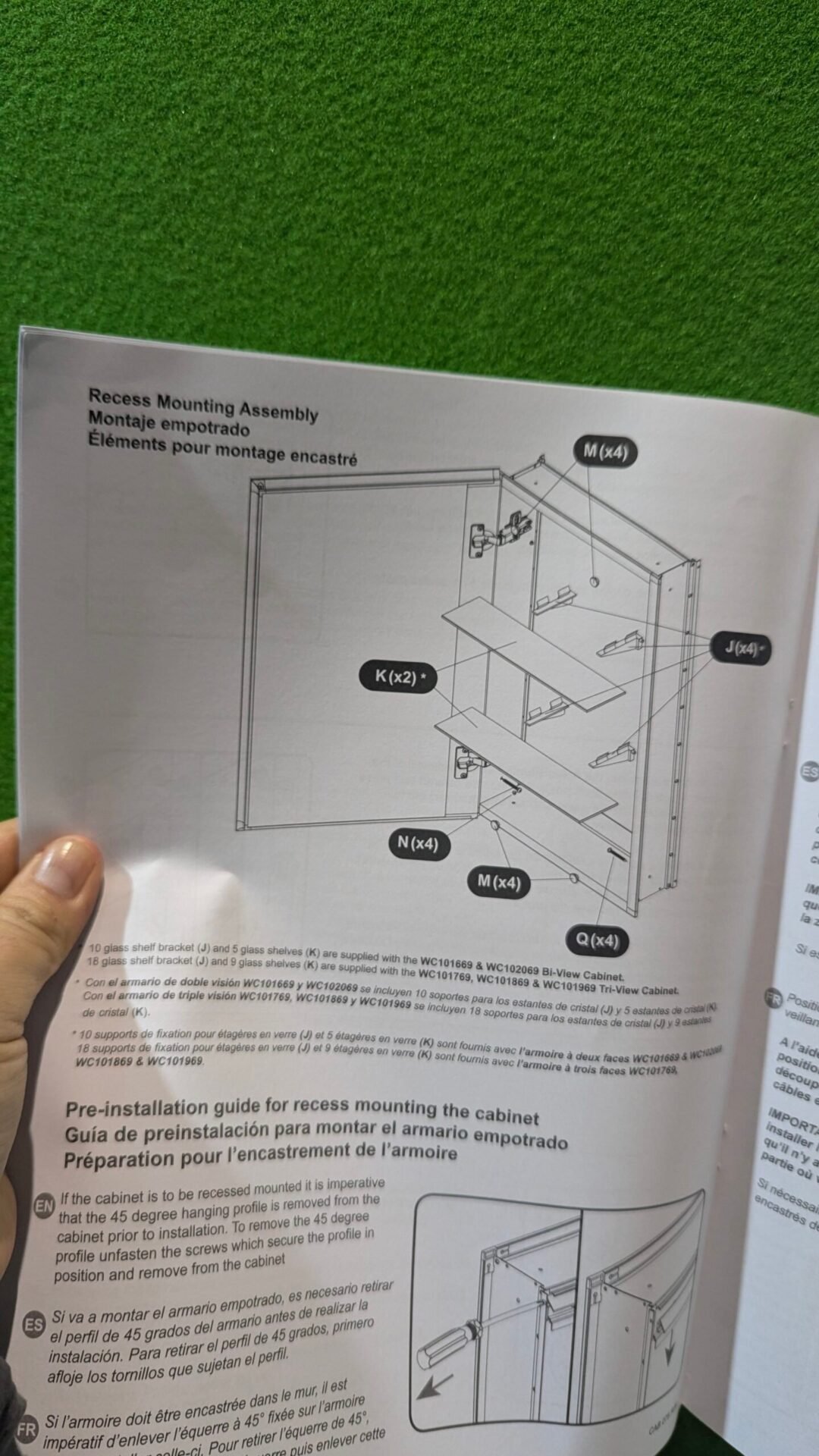 Foto 9 de Armario de aluminio ovalado de 1 puerta, 53,5 x 78,5 cm