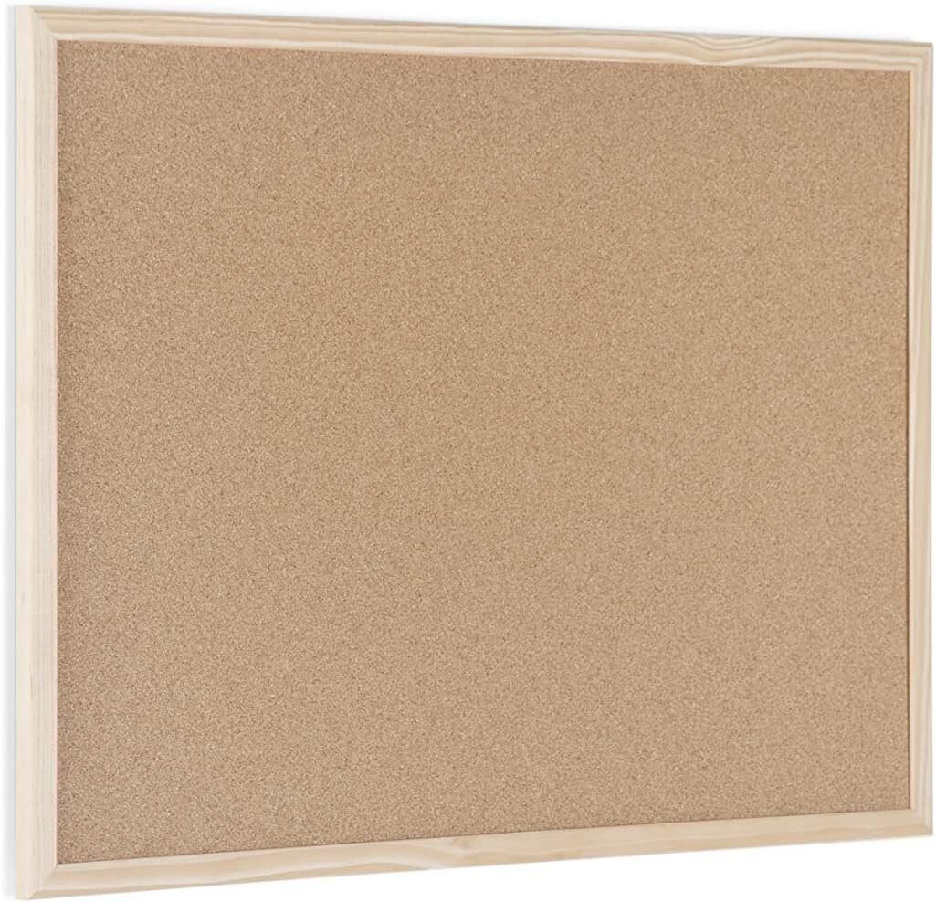 Bi-Office - Tablero de corcho con marco de madera, 60 x 45 cm en Riobamba, Chimborazo