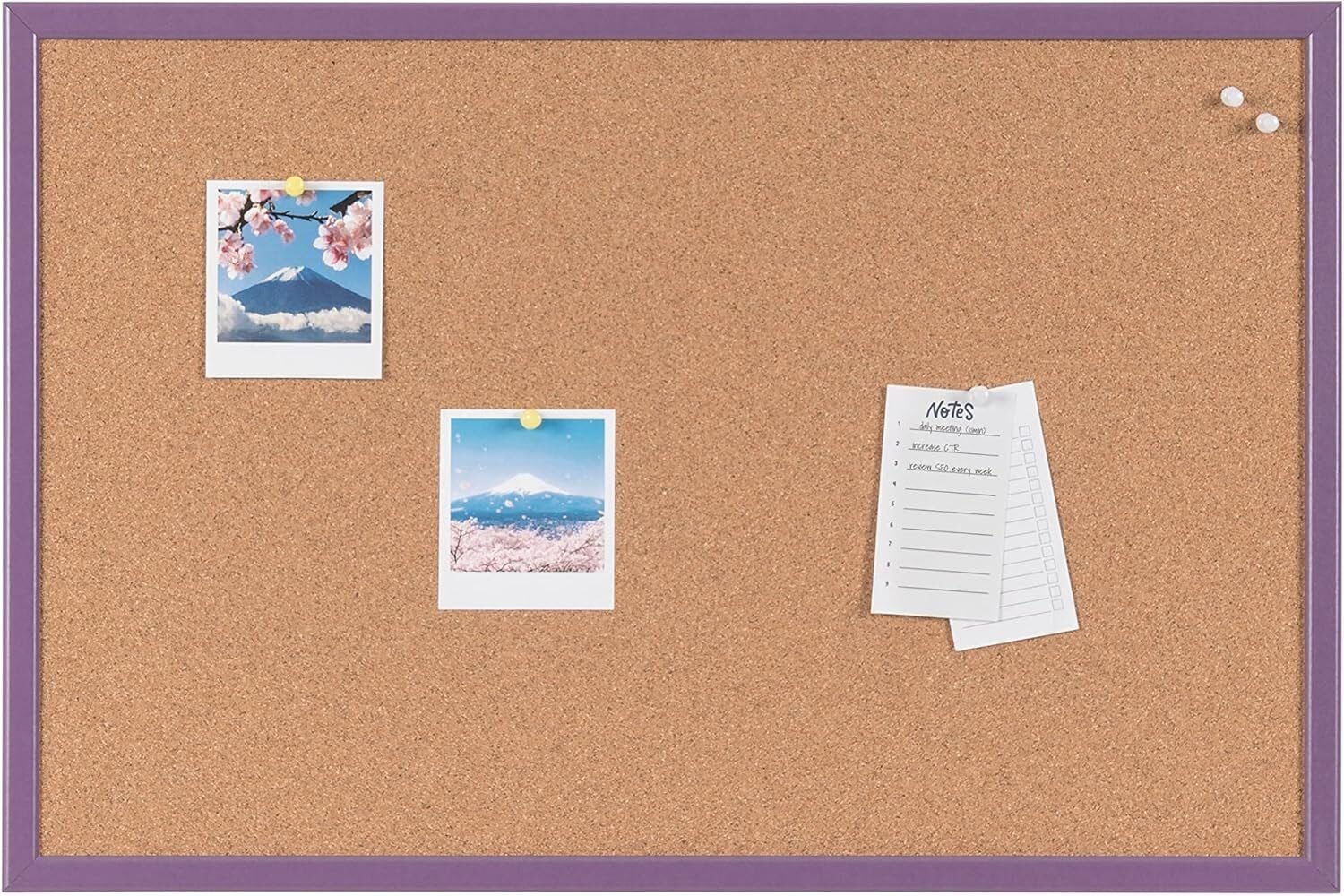 Bi-Office - Tablón de Anúncios de Corcho Violeta 60x40 cm en Riobamba, Chimborazo