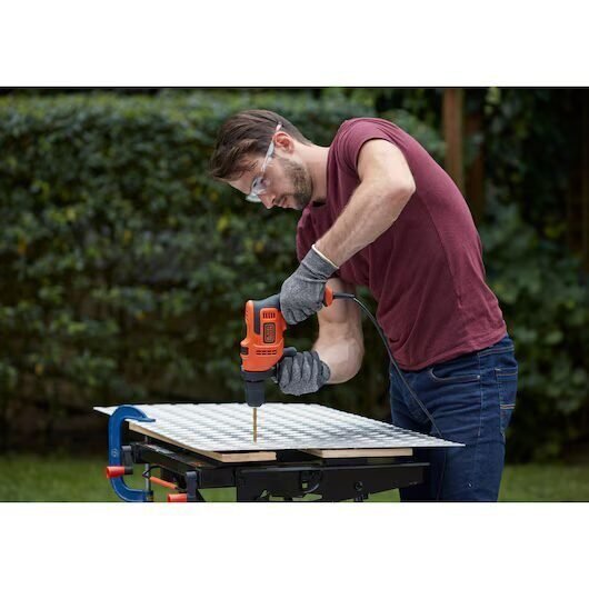 Foto 3 de BLACK+DECKER Taladro percutor eléctrico 500W BEH200-QS