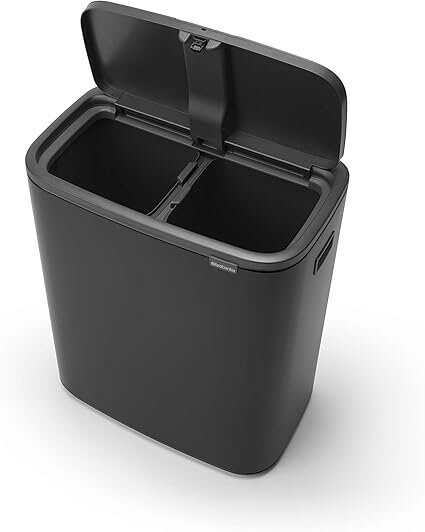 Brabantia Basurero Negro mate 60L en Riobamba, Chimborazo