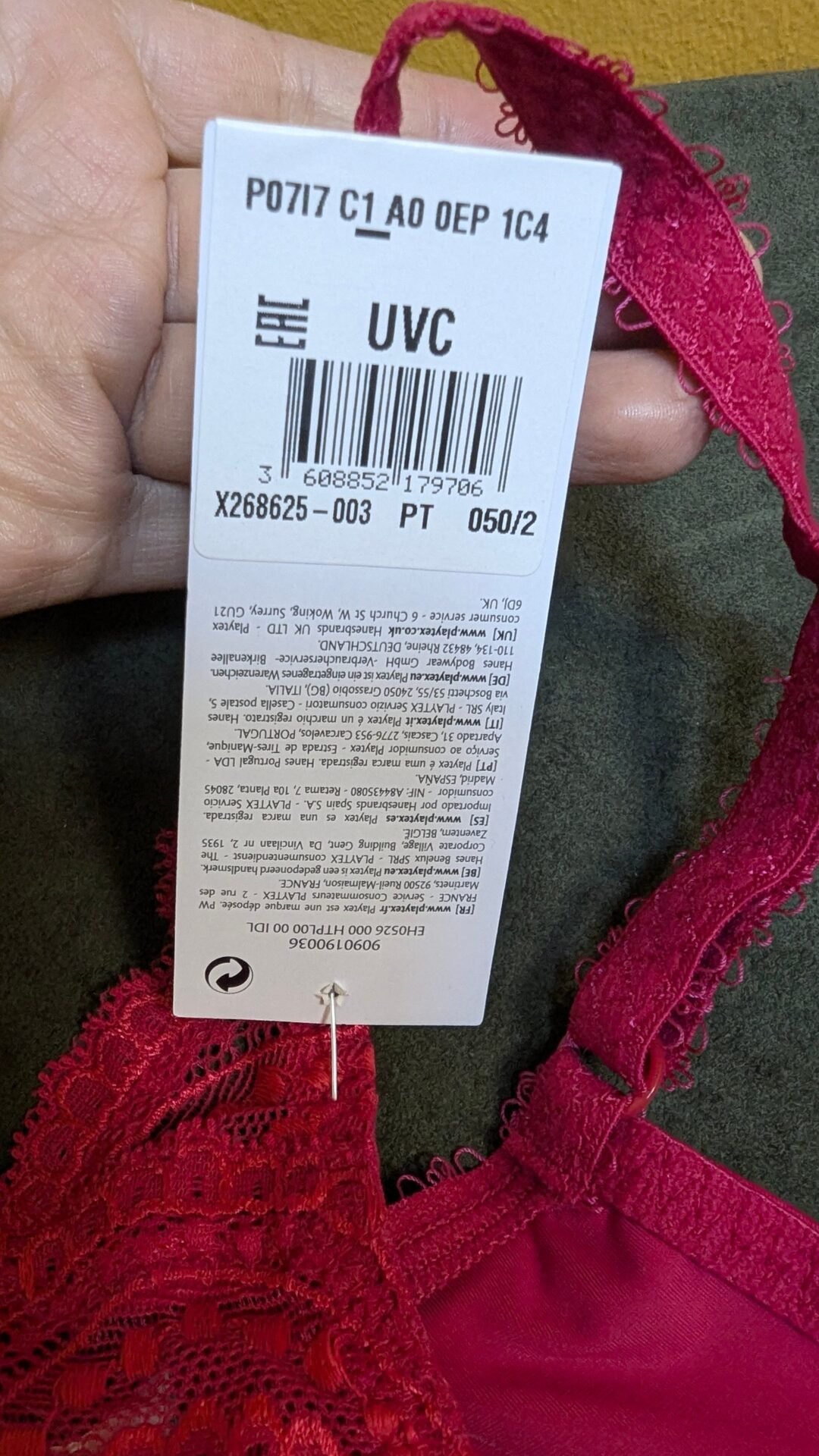 Foto 5 de Brasier Playtex con aros talla 75C