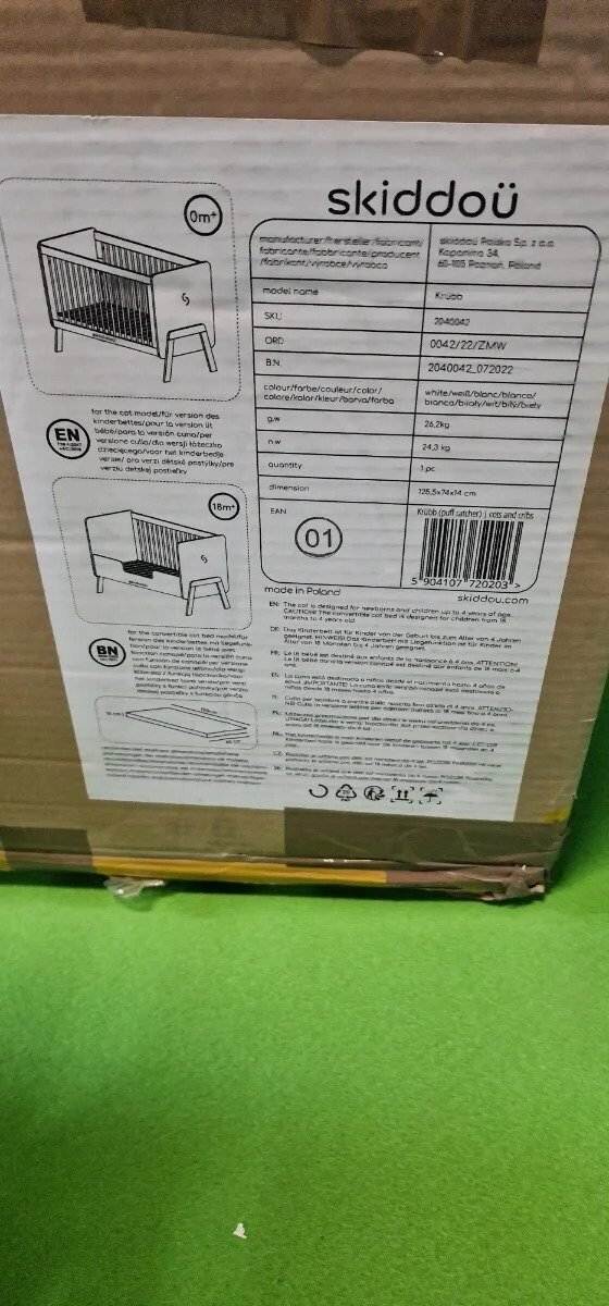 Foto 9 de Cama infantil de madera Krübb Recomendación de peso máximo ‎30 KG