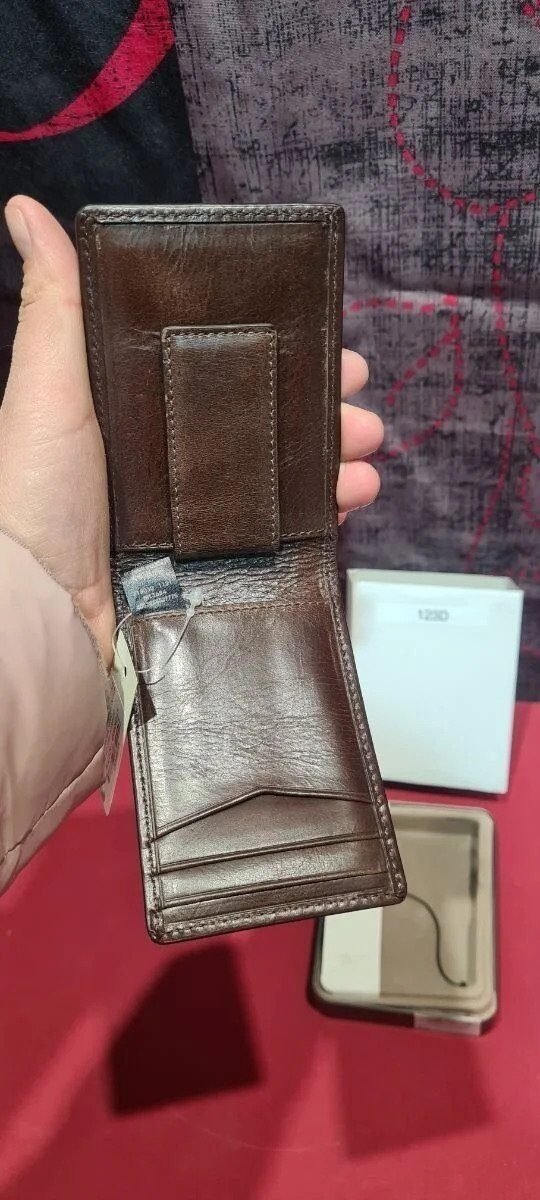 Foto 5 de Cartera plegable Derrick con clip para billetes