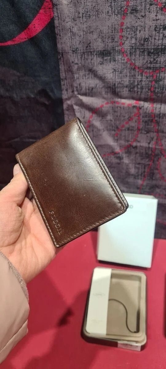 Foto 8 de Cartera plegable Derrick con clip para billetes