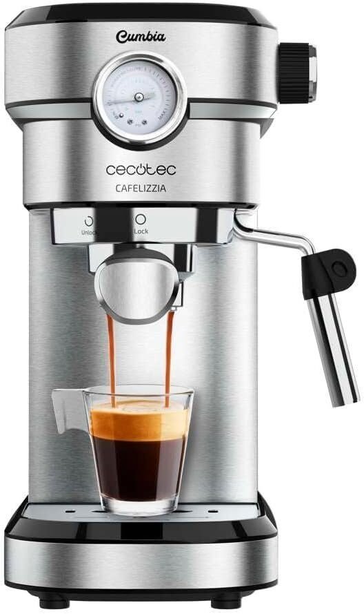 Cecotec Cafetera para Espressos y Cappuccino Cafelizzia 790 Steel Pro con tara en Riobamba, Chimborazo