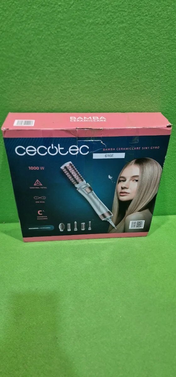 Foto 7 de Cecotec Cepillo de Aire Bamba CeramicCare 5in1Gyro. 1000 W, 5 Cabezales intercam