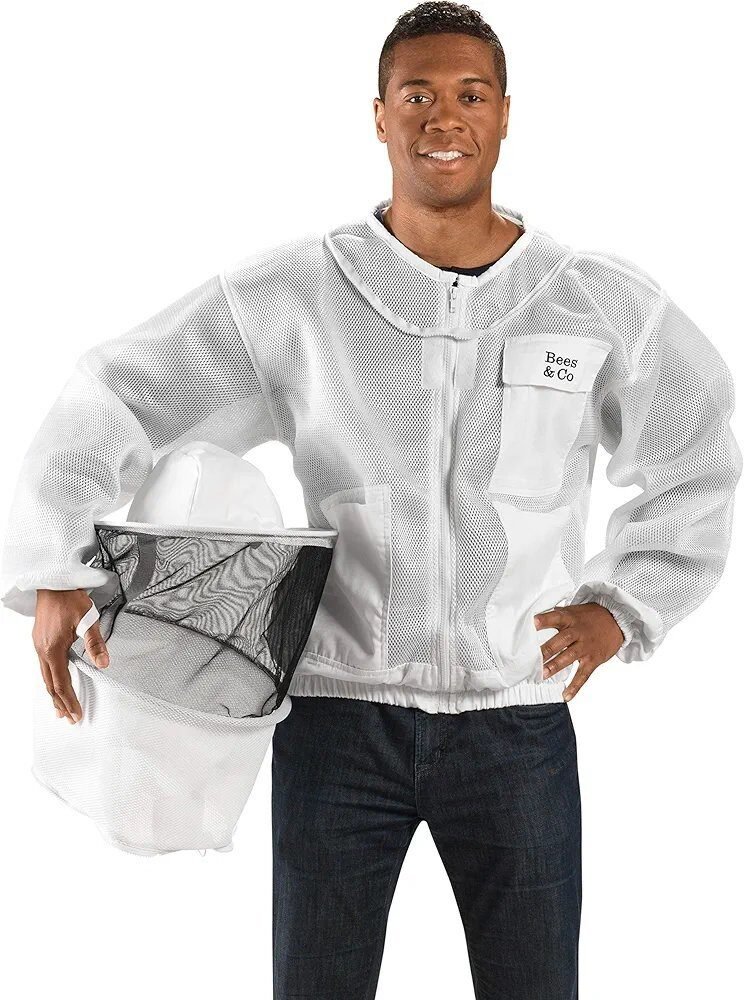 Foto 3 de Chaqueta de Apicultura Ultraligera con Velo Redondo