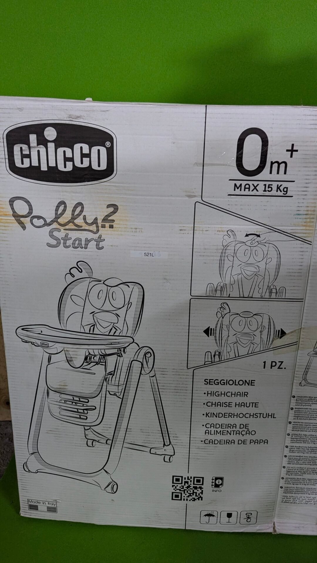 Foto 8 de Chicco Polly2Start silla alta para bebé y Hamaca 15 kg