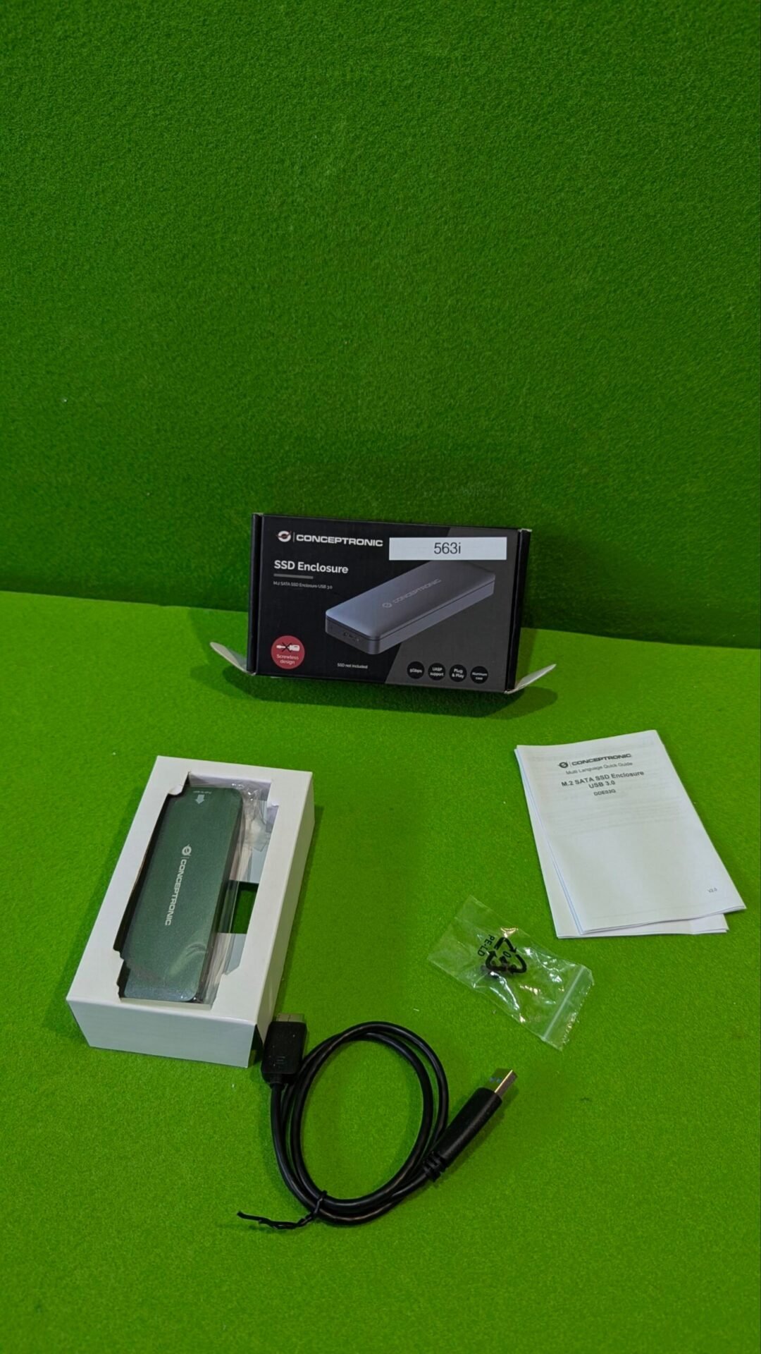 Foto 2 de Conceptronic DDE03G – Carcasa para Disco Duro SSD M.2/USB3.0 SATA