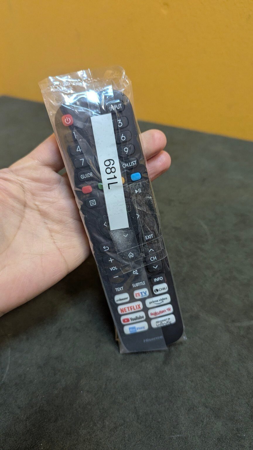 Foto 10 de Control remoto original Hisense EN2AI30H para Smart TV con Netflix, Prime Video