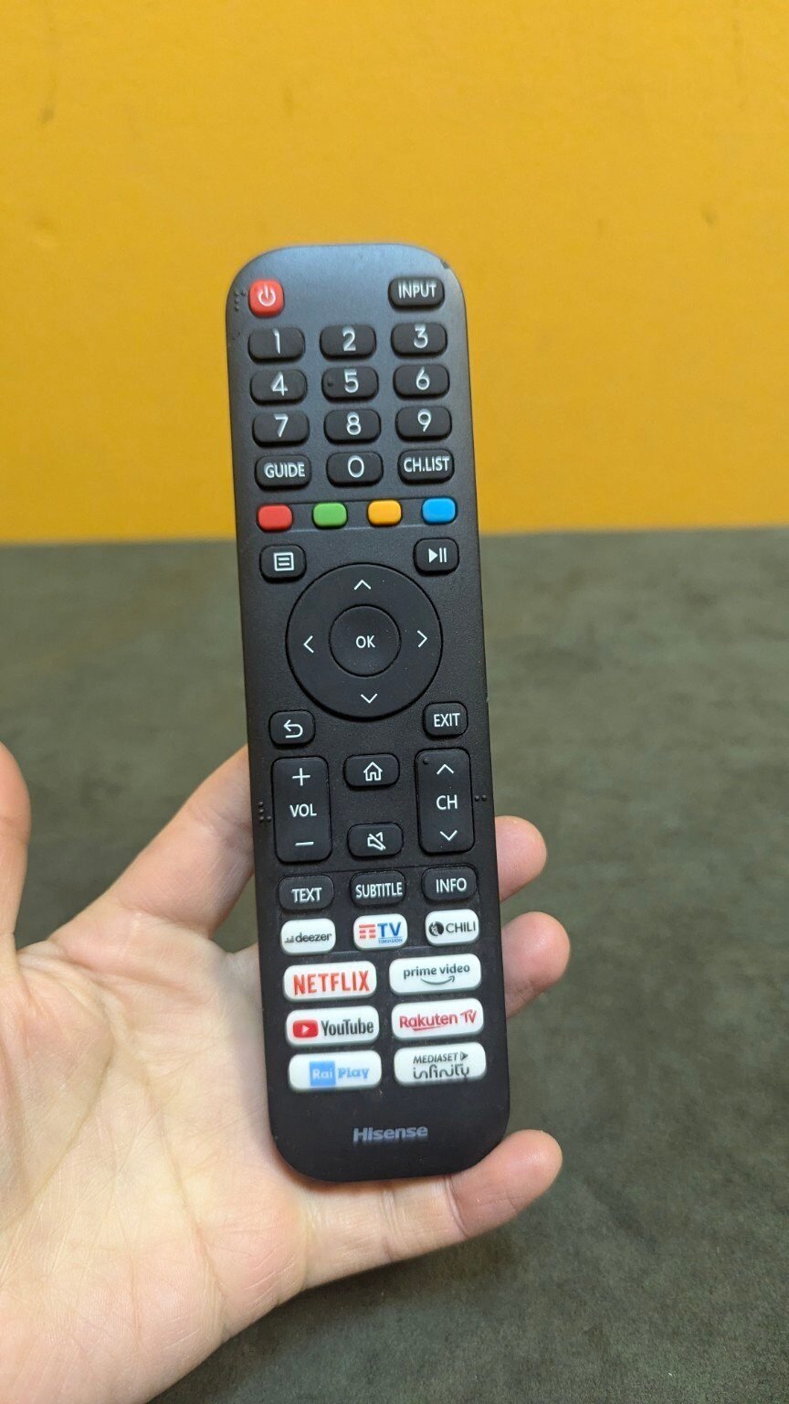 Foto 2 de Control remoto original Hisense EN2AI30H para Smart TV con Netflix, Prime Video