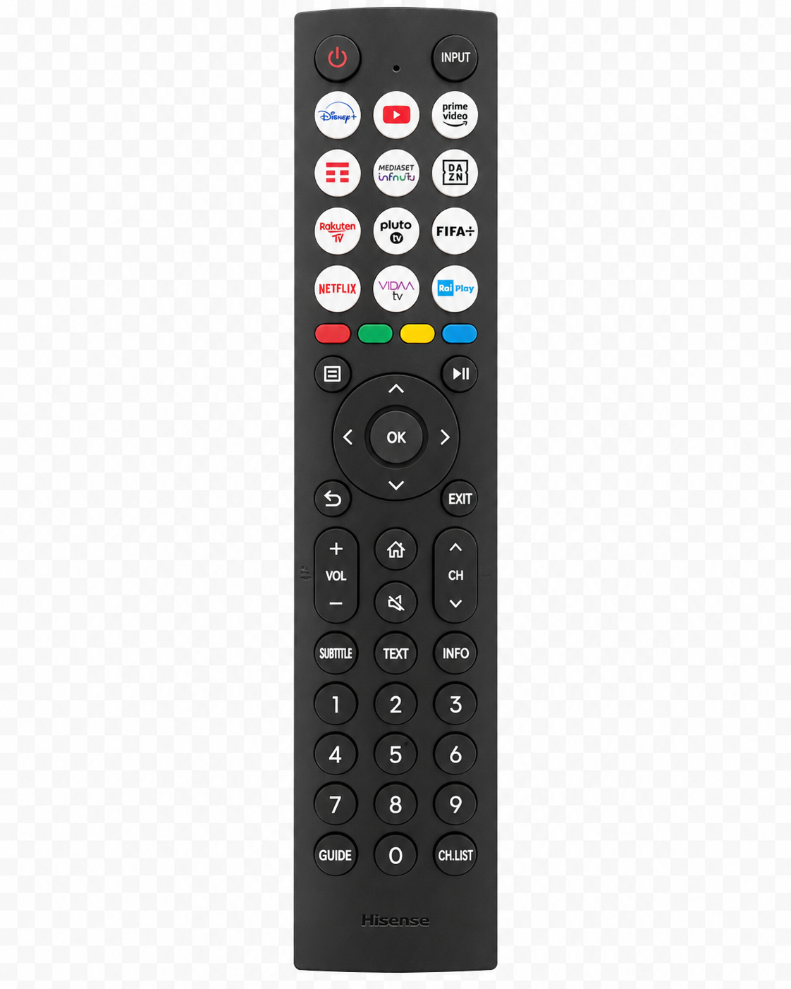 Control remoto original Hisense EN2Q36H para Smart TV VIDAA en Riobamba, Chimborazo
