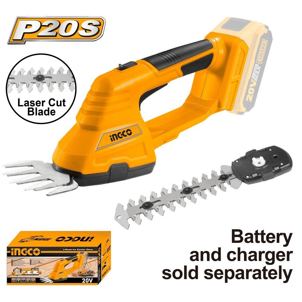 Cortasetos a Batería 20V INGCO Brushless - Cuchilla Láser SK5 200mm en Riobamba, Chimborazo