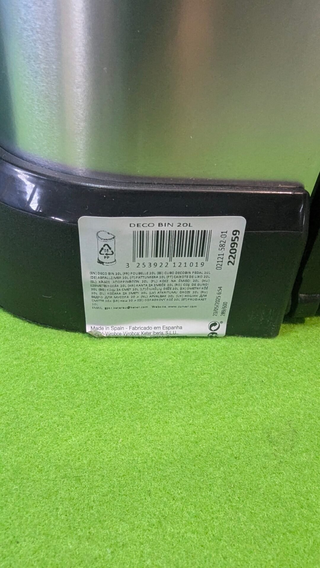 Foto 4 de Curver Basurero con pedal 20L