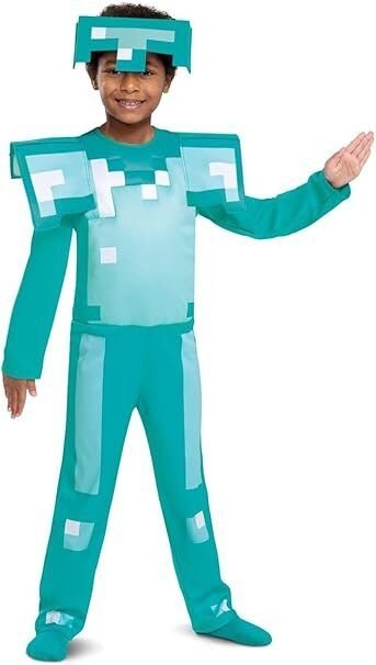 Disfraz Infantil de Armadura Diamante de Minecraft 3 a 4 años en Riobamba, Chimborazo