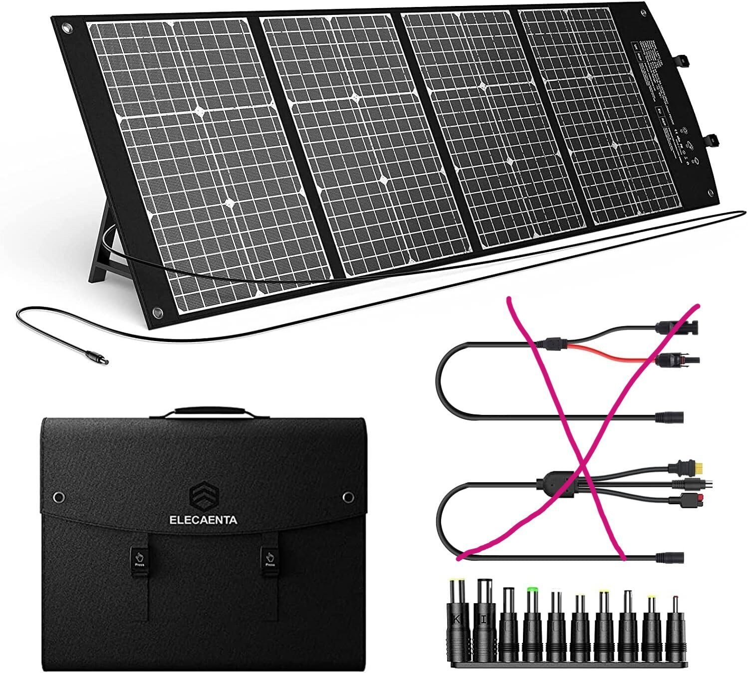 ELECAENTA Panel solar portátil de 120 W en Riobamba, Chimborazo
