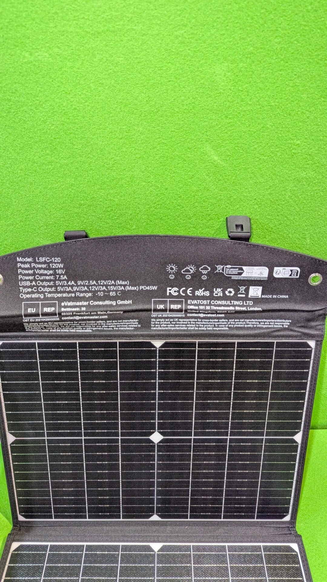 Foto 8 de ELECAENTA Panel solar portátil de 120 W
