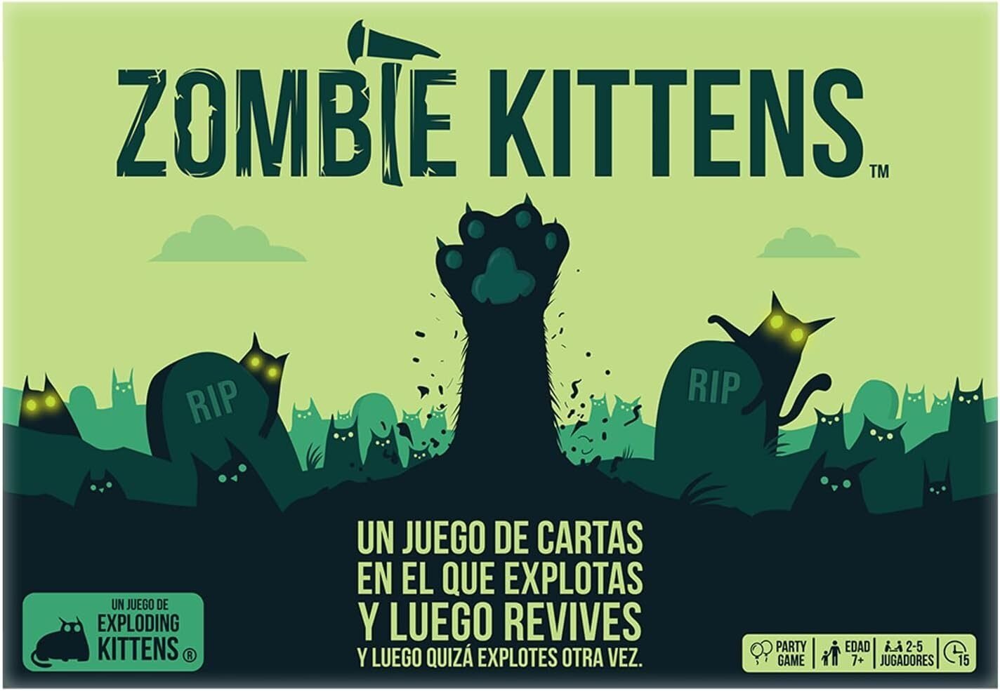 Exploding Kittens | Zombie Kittens | Juego de Cartas para los Amantes de los Gat en Riobamba, Chimborazo