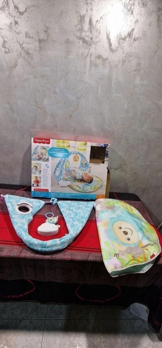 Foto 4 de Fisher-Price Gimnasio Osito Musical, manta de juego para bebé