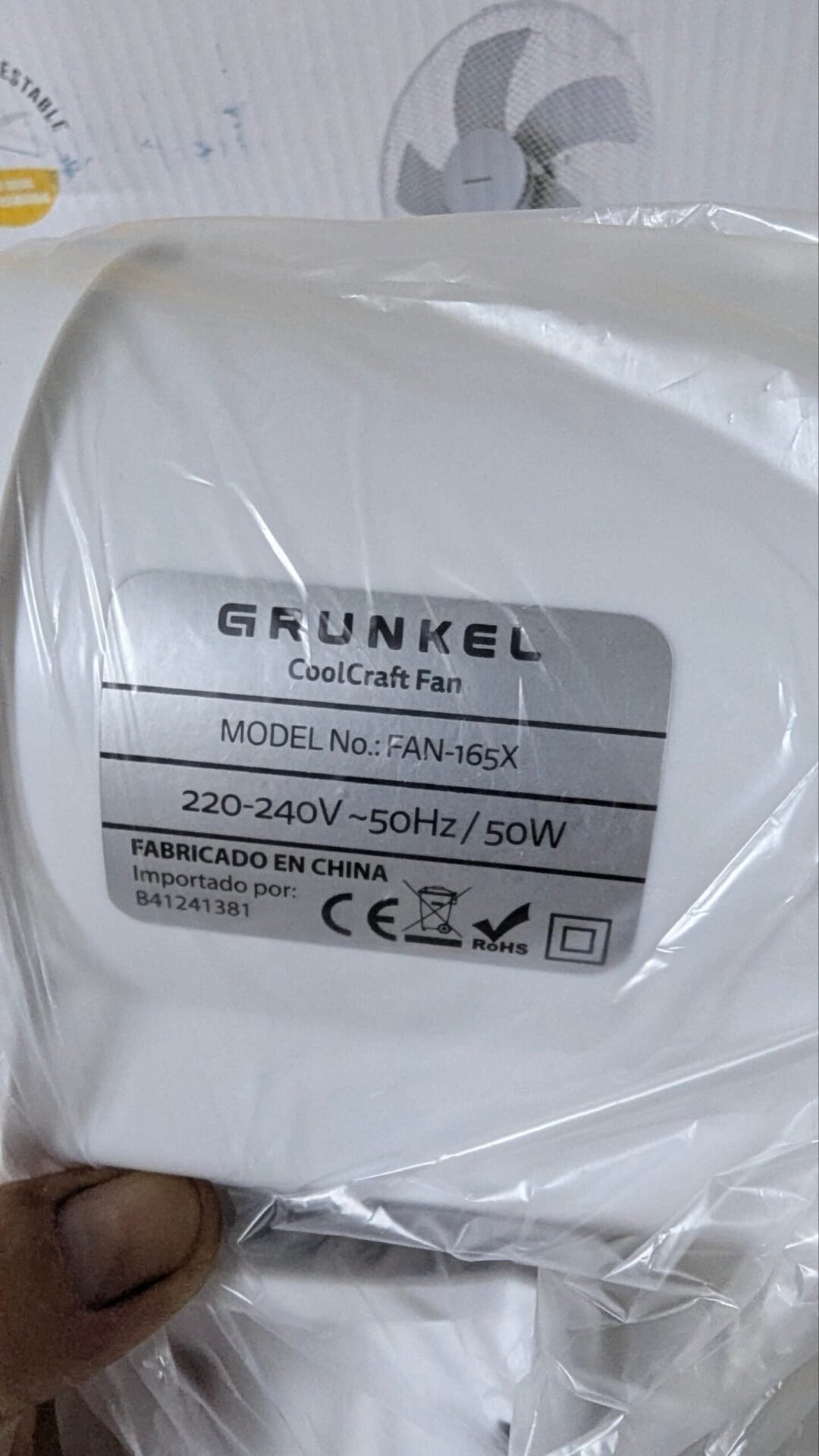 Foto 7 de Grunkel Ventilador de Pie FAN-165 de 50W