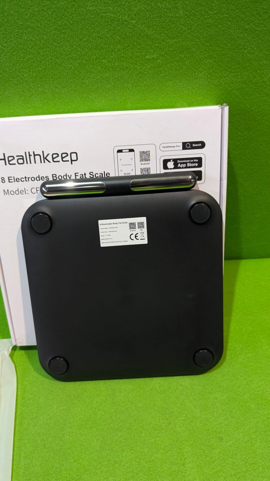 Foto 7 de Healthkeep – Báscula conectada WIFI y Bluetooth con 8 electrodos de alta precisi