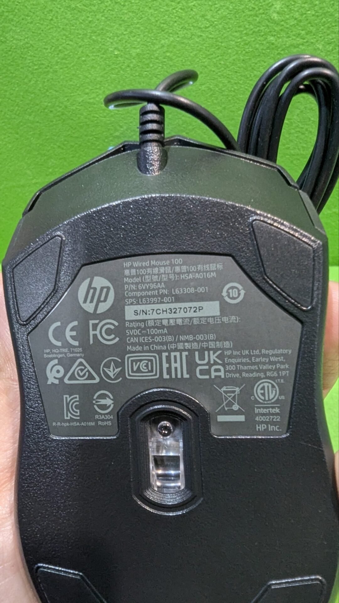 Foto 4 de HP 100 – Mouse con Cable