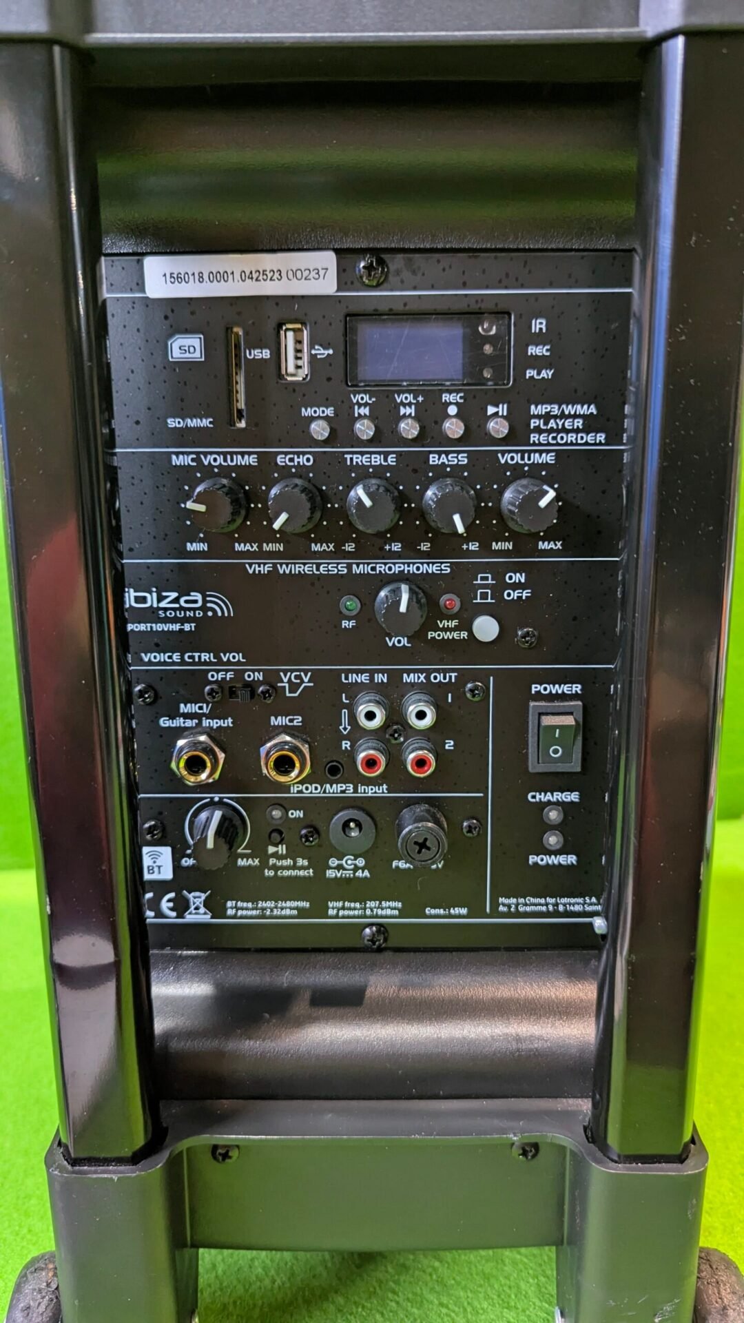 Foto 9 de Ibiza PORT10VHF-BT Parlante portátil 10″/500W MAX