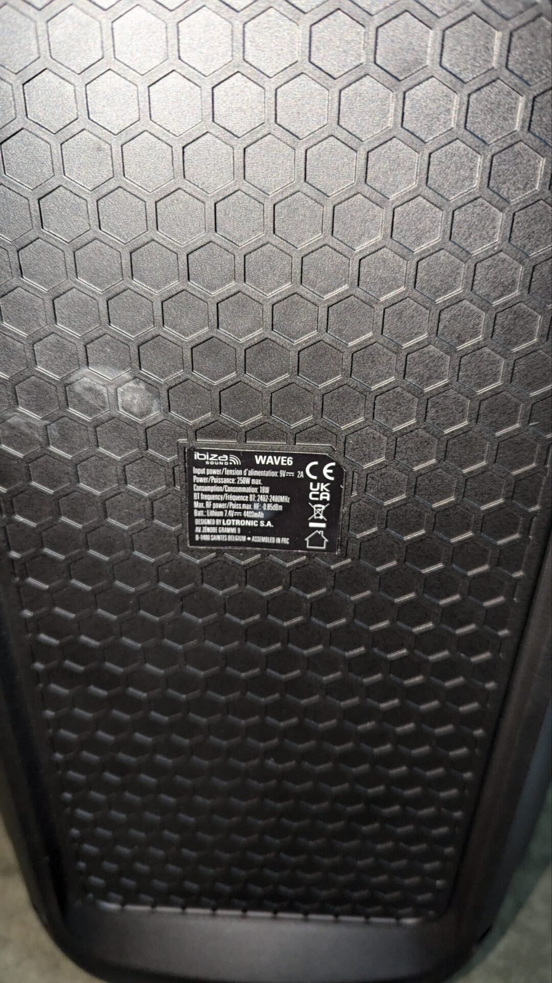 Foto 5 de Ibiza – WAVE6 – Parlante a pilas de 250W/2×5.25″