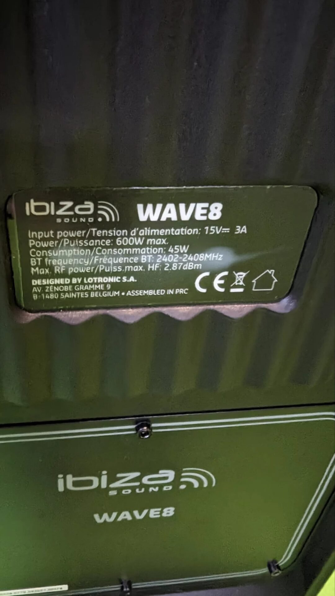 Foto 5 de Ibiza WAVE8 Sistema de Parlantes de 600W