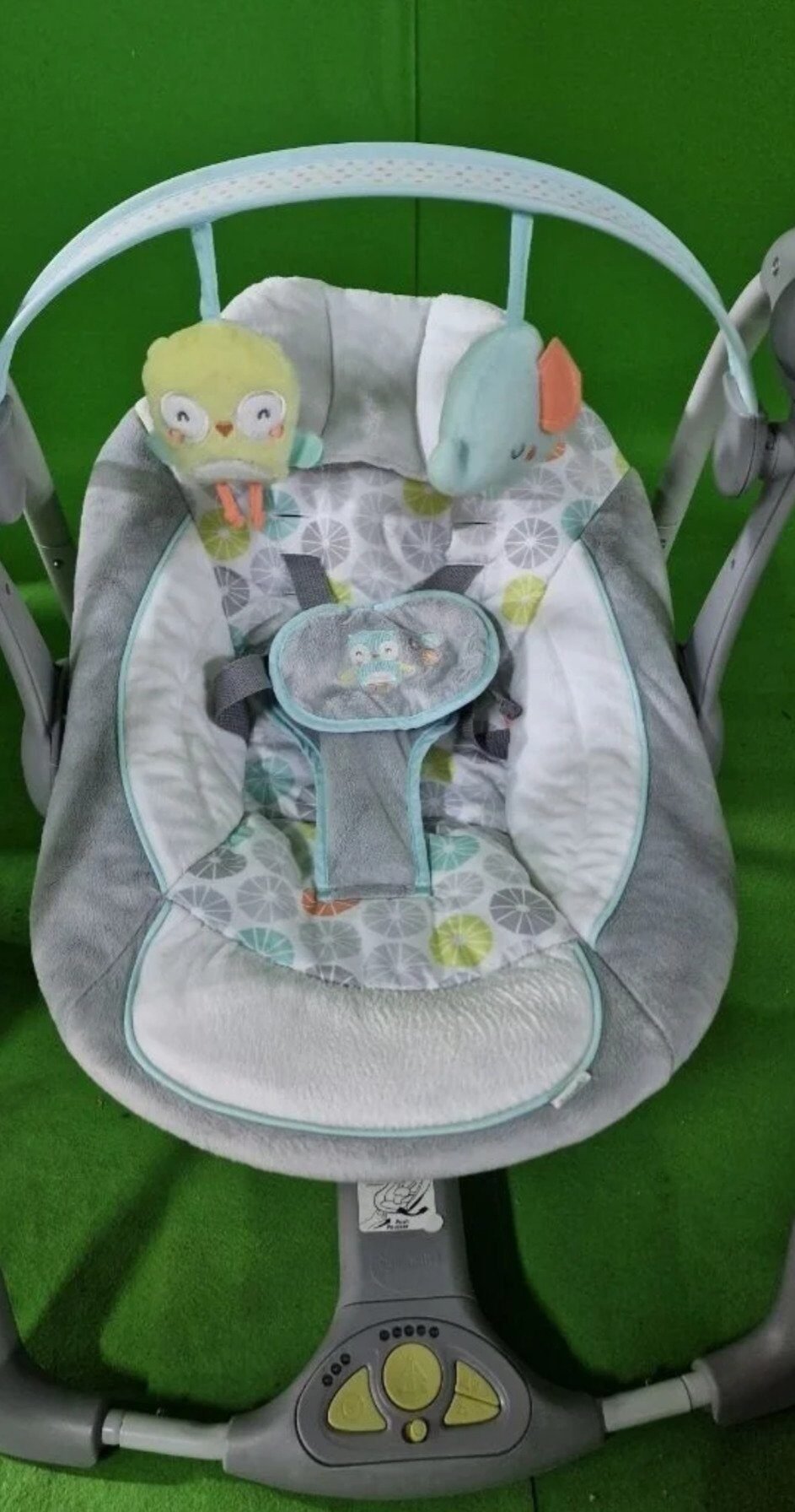 Foto 4 de Ingenuity, Columpio Compacto Plegable Hugs & Hoots