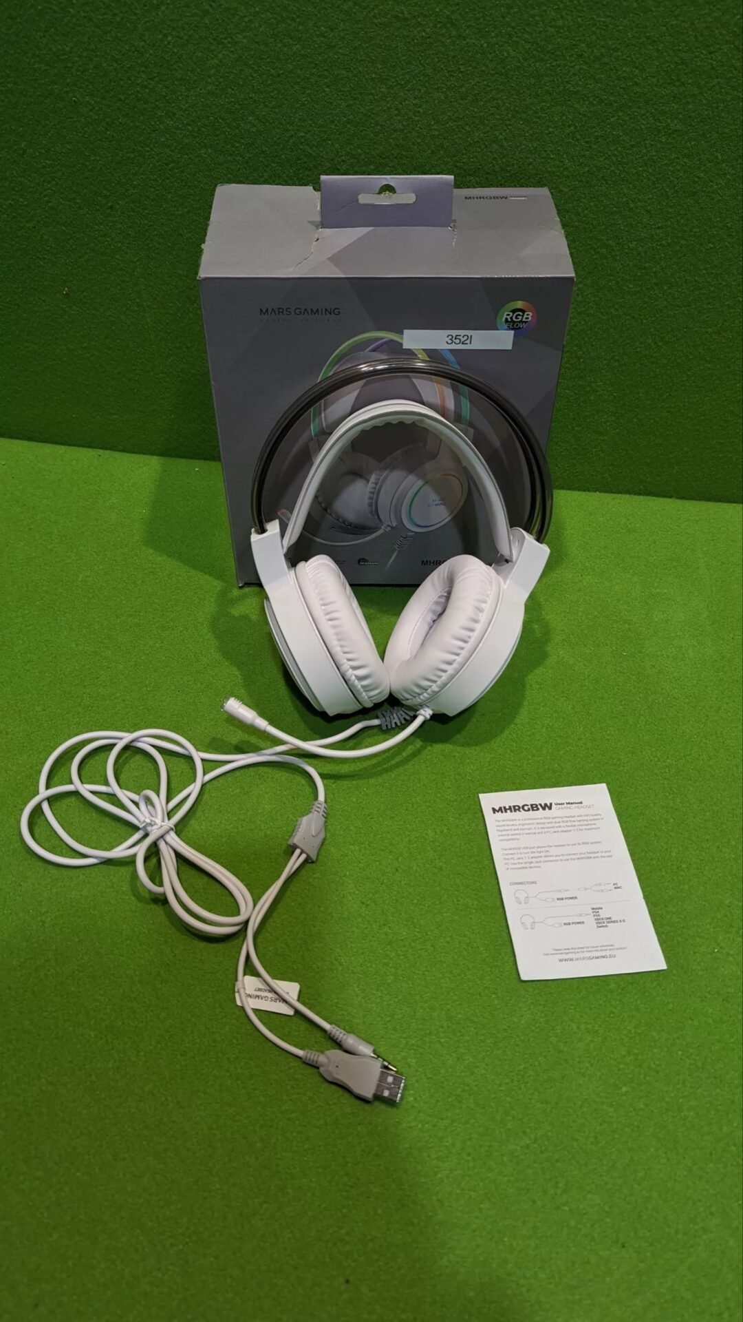 Foto 2 de Mars Gaming MHRGB Blanco, Audífonos