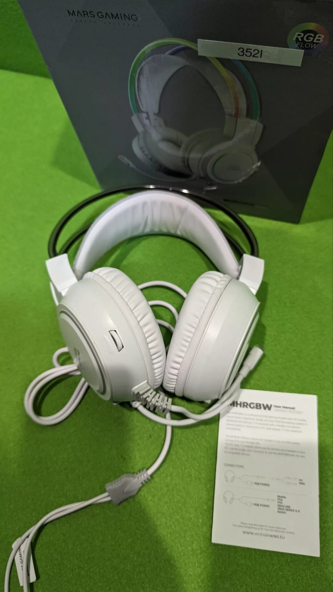 Foto 3 de Mars Gaming MHRGB Blanco, Audífonos