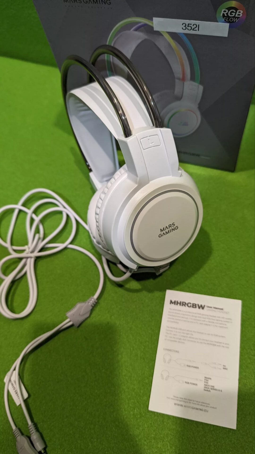 Foto 4 de Mars Gaming MHRGB Blanco, Audífonos