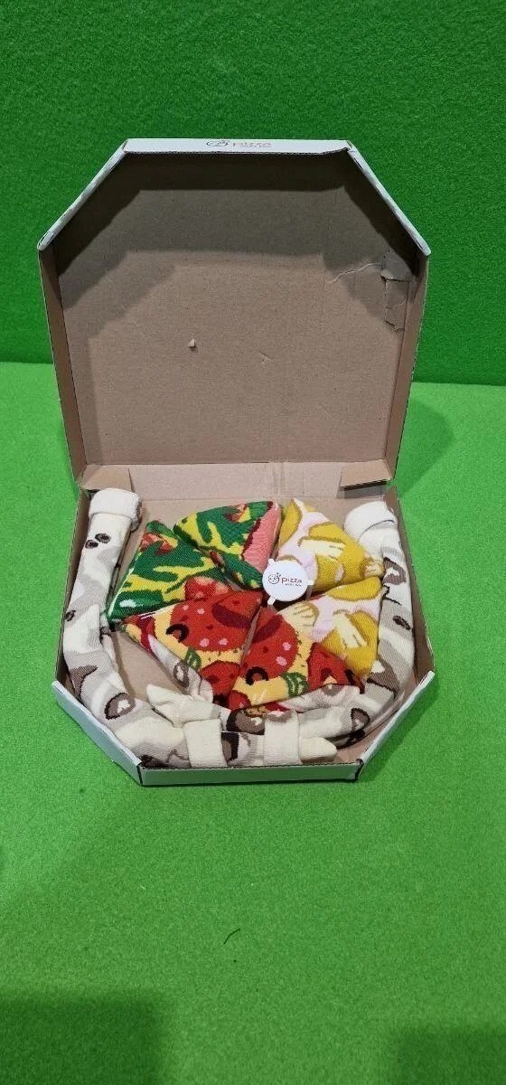 Foto 3 de Medias: Pizza Socks Box