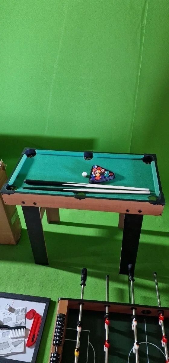Foto 4 de Mesa 4 juegos en 1: Billar, ping-pong, hockey y futbolín