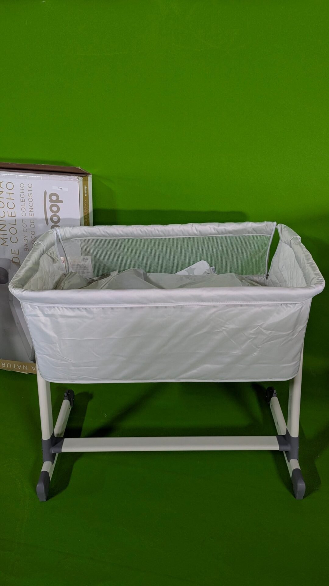 Foto 4 de Minicuna colecho Asalvo 0 meses Beige + Edredon y Textil