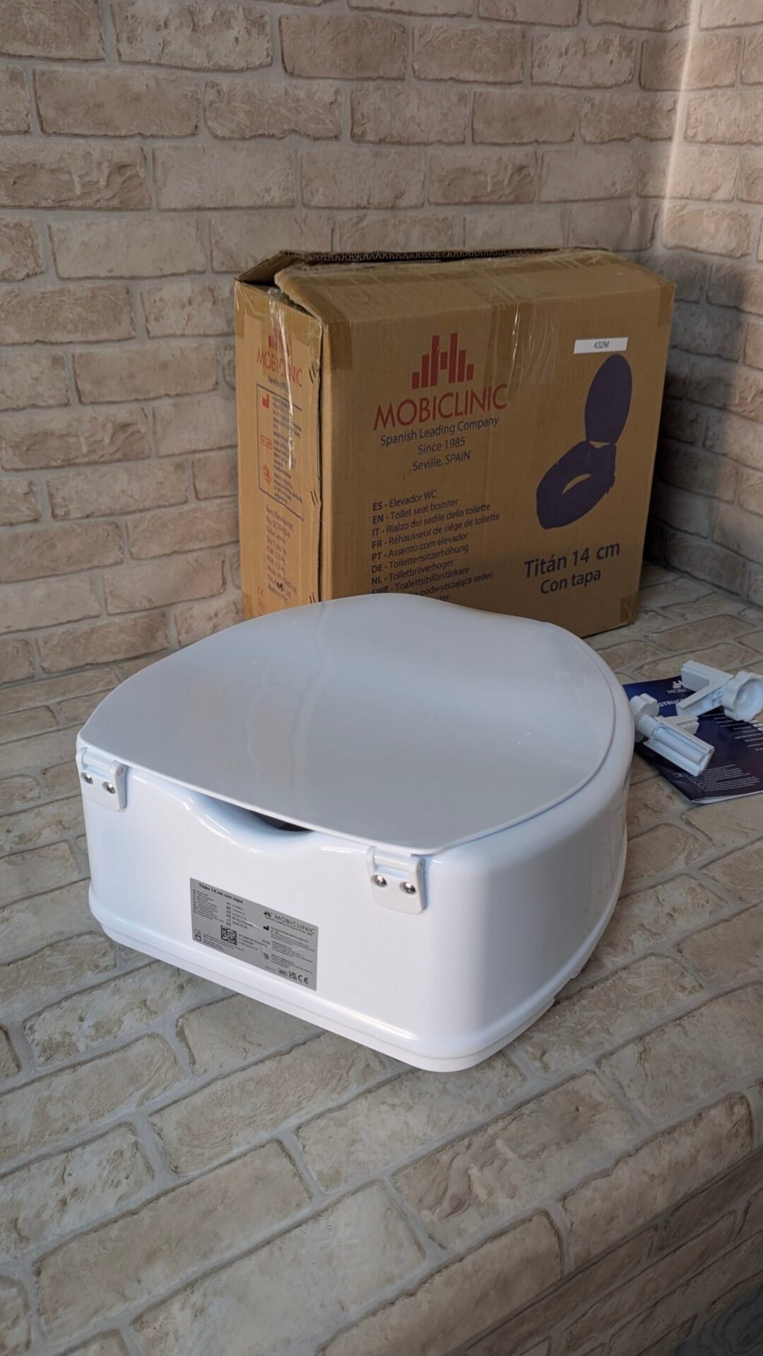Foto 7 de Mobiclinic®, Elevador wc para adulto, Con tapa, 14 cm