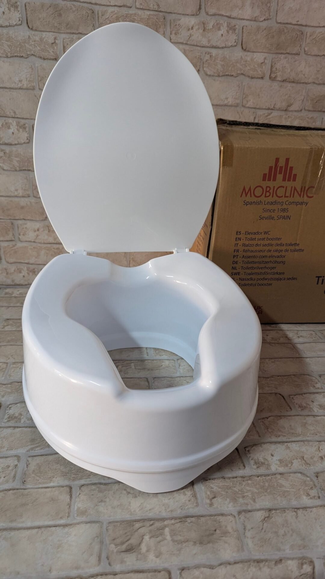 Foto 8 de Mobiclinic®, Elevador wc para adulto, Con tapa, 14 cm