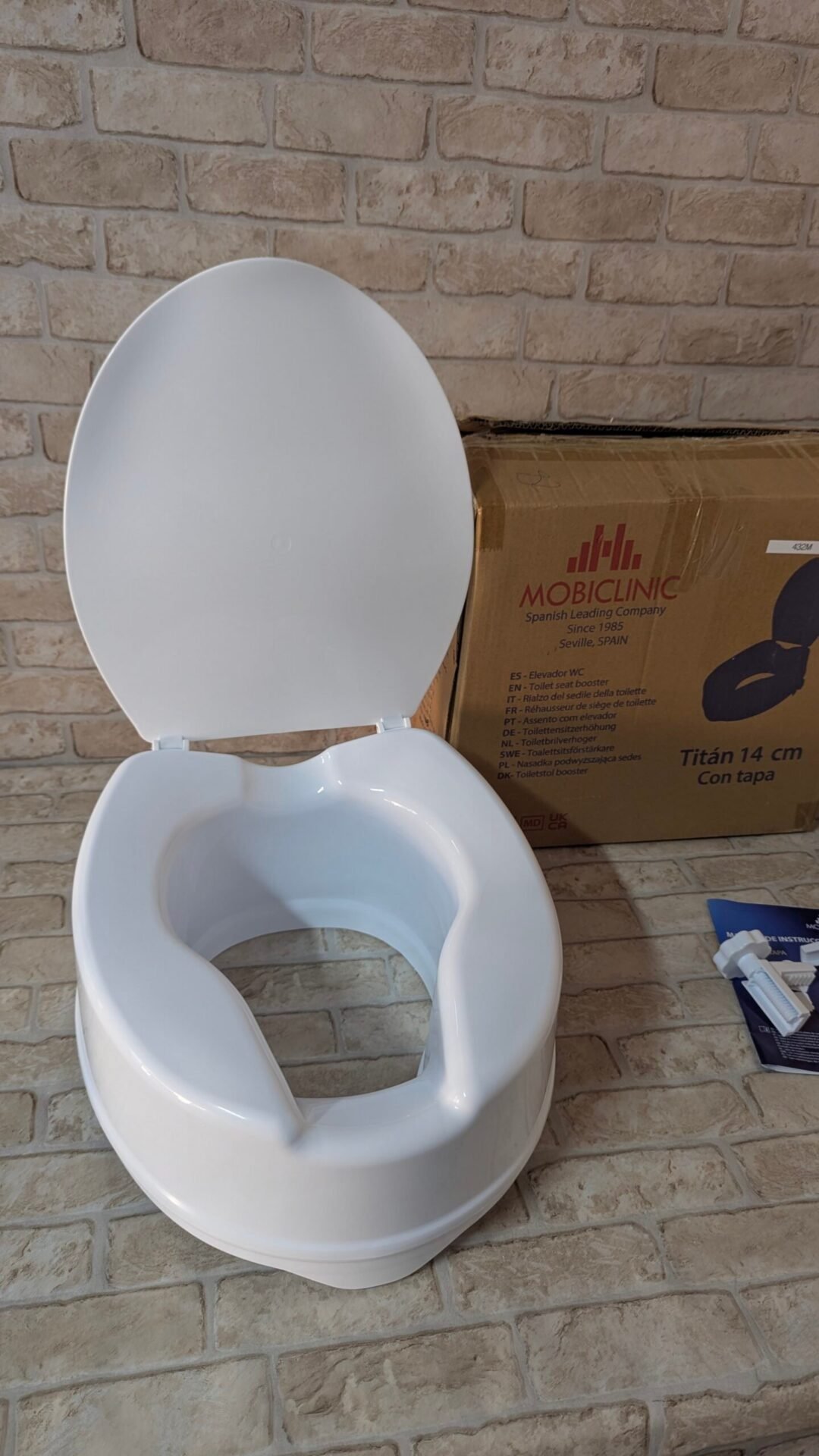 Foto 9 de Mobiclinic®, Elevador wc para adulto, Con tapa, 14 cm