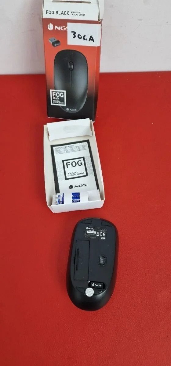 Foto 2 de NGS Fog Black – Mouse Óptico Inalámbrico