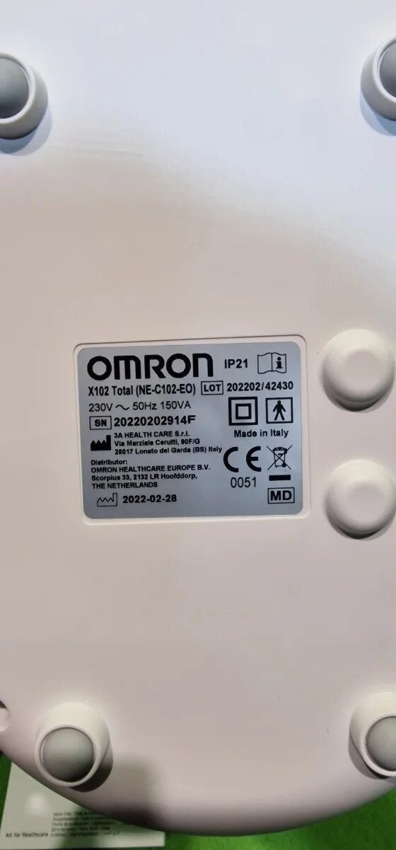 Foto 8 de OMRON X102 Total Nebulizador para niños y adultos con lavado nasal 2 en 1