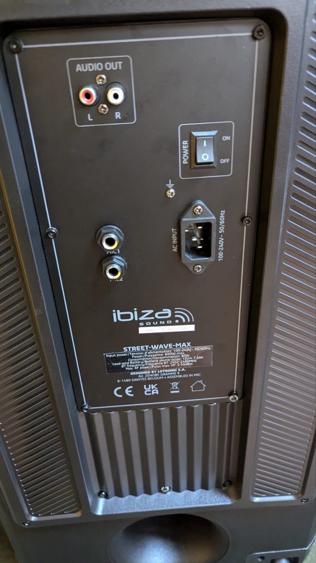 Foto 4 de Parlante Ibiza Street Wave MAX 600W