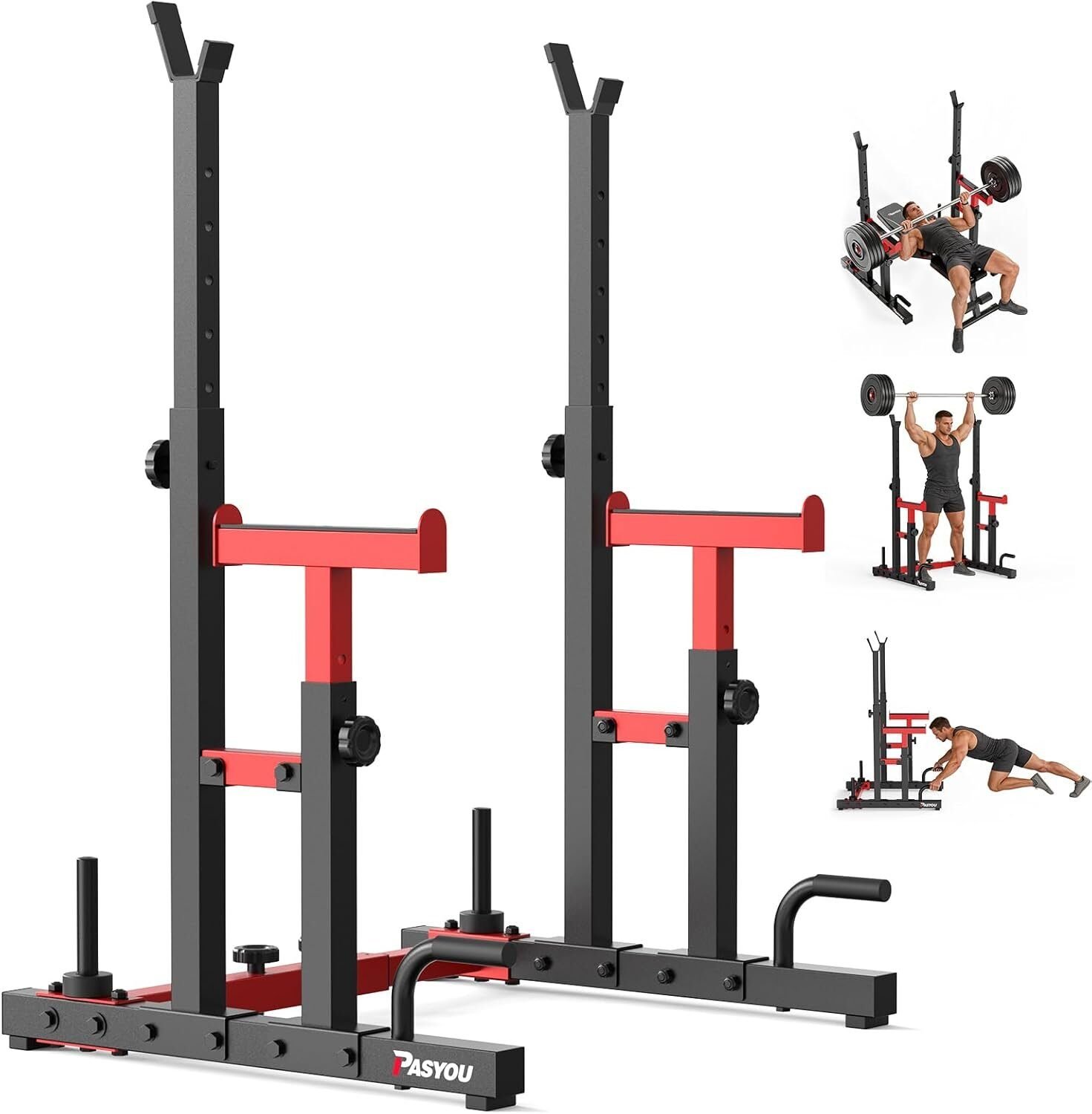 PASYOU Soporte Para Sentadillas Ajustable Máx. 250 KG en Riobamba, Chimborazo