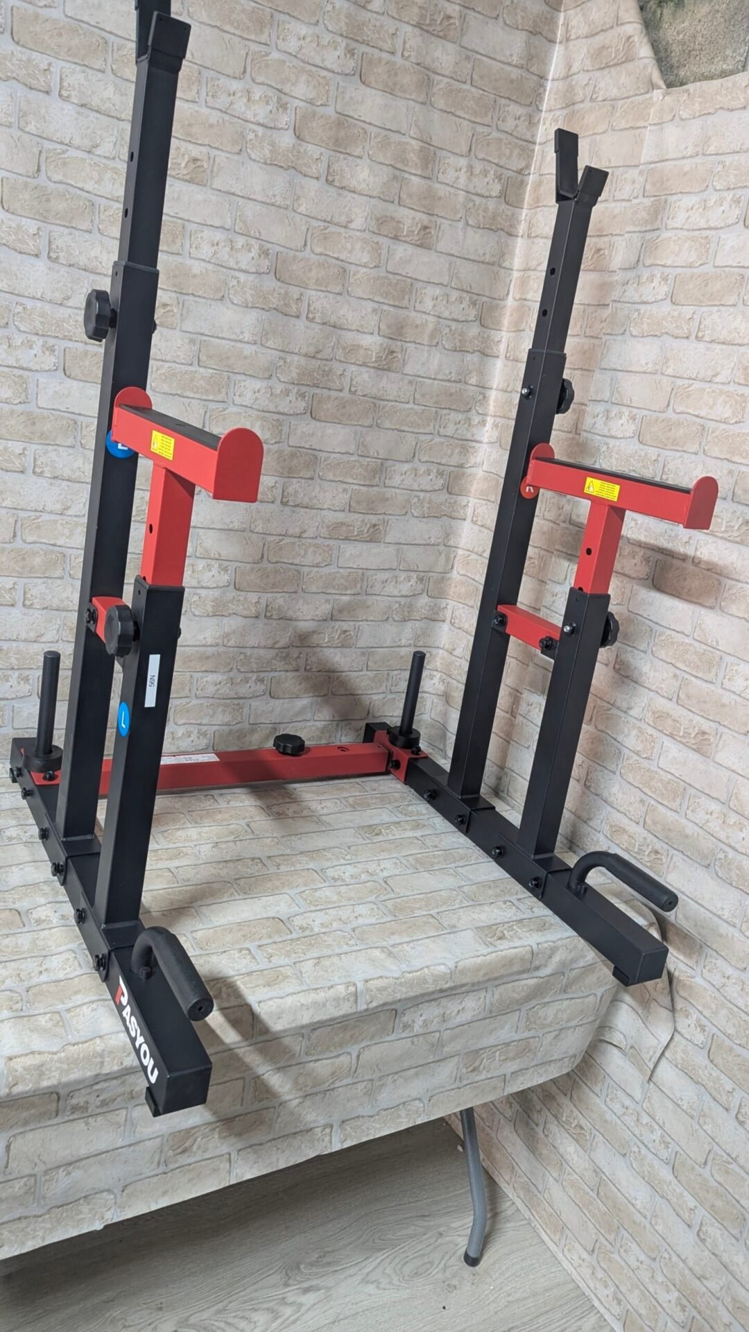 Foto 2 de PASYOU Soporte Para Sentadillas Ajustable Máx. 250 KG