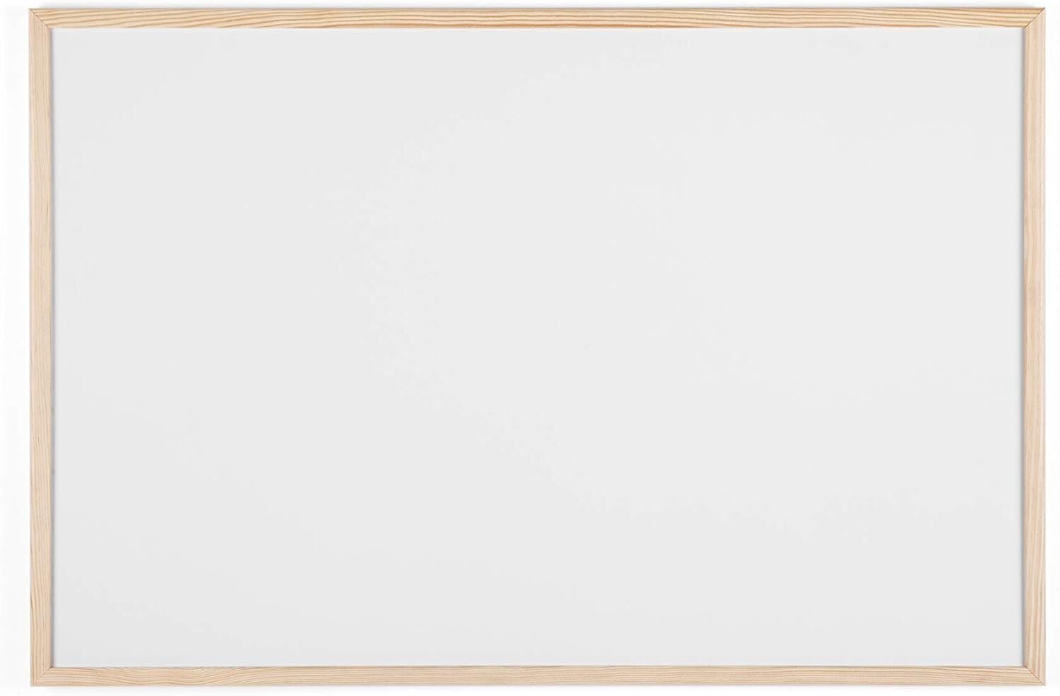 Pizarra blanca magnética con marco de madera de pino, 80 x 60 cm en Riobamba, Chimborazo