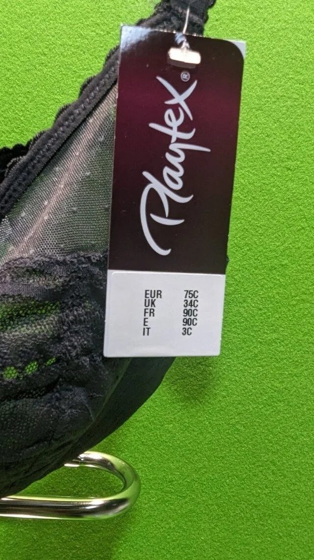 Foto 4 de Playtex Brasier con aros de encaje y microfibra Talla: FR 90C