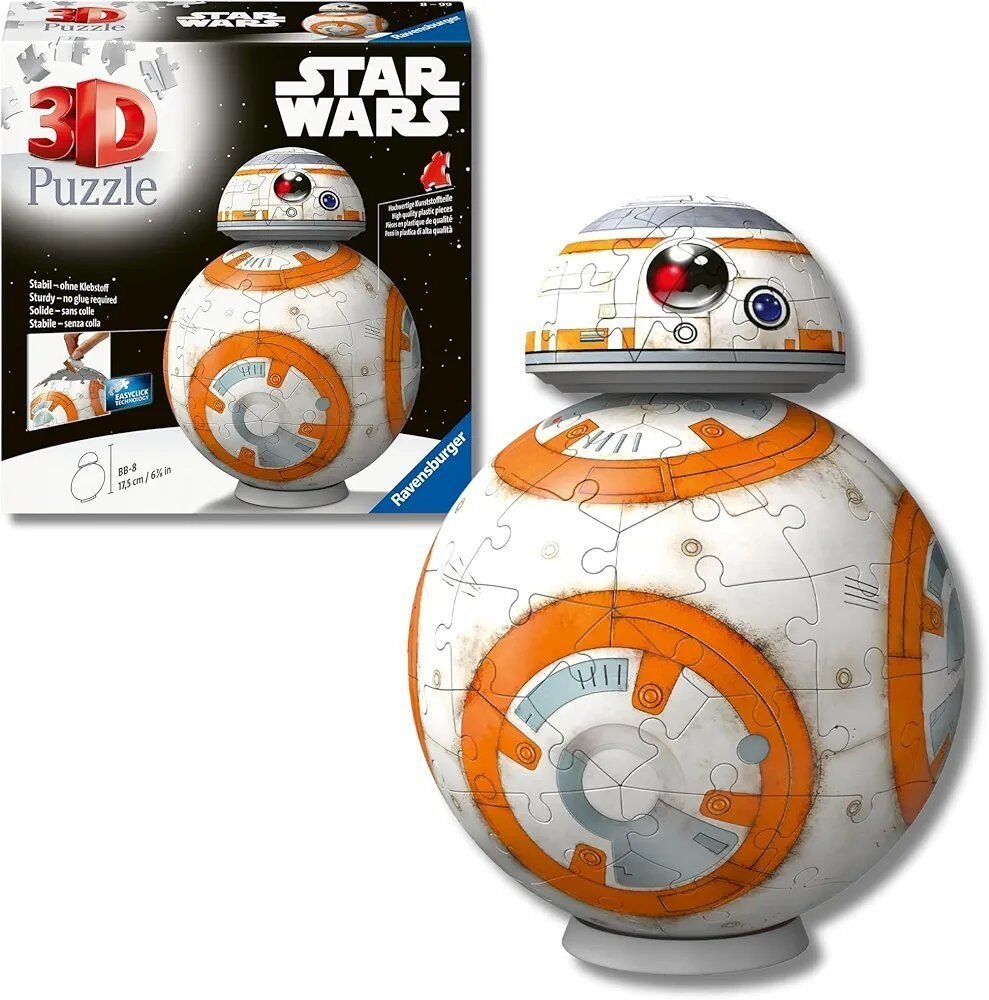 Ravensburger - Puzzle 3D Niños BB8 Star Wars en Riobamba, Chimborazo