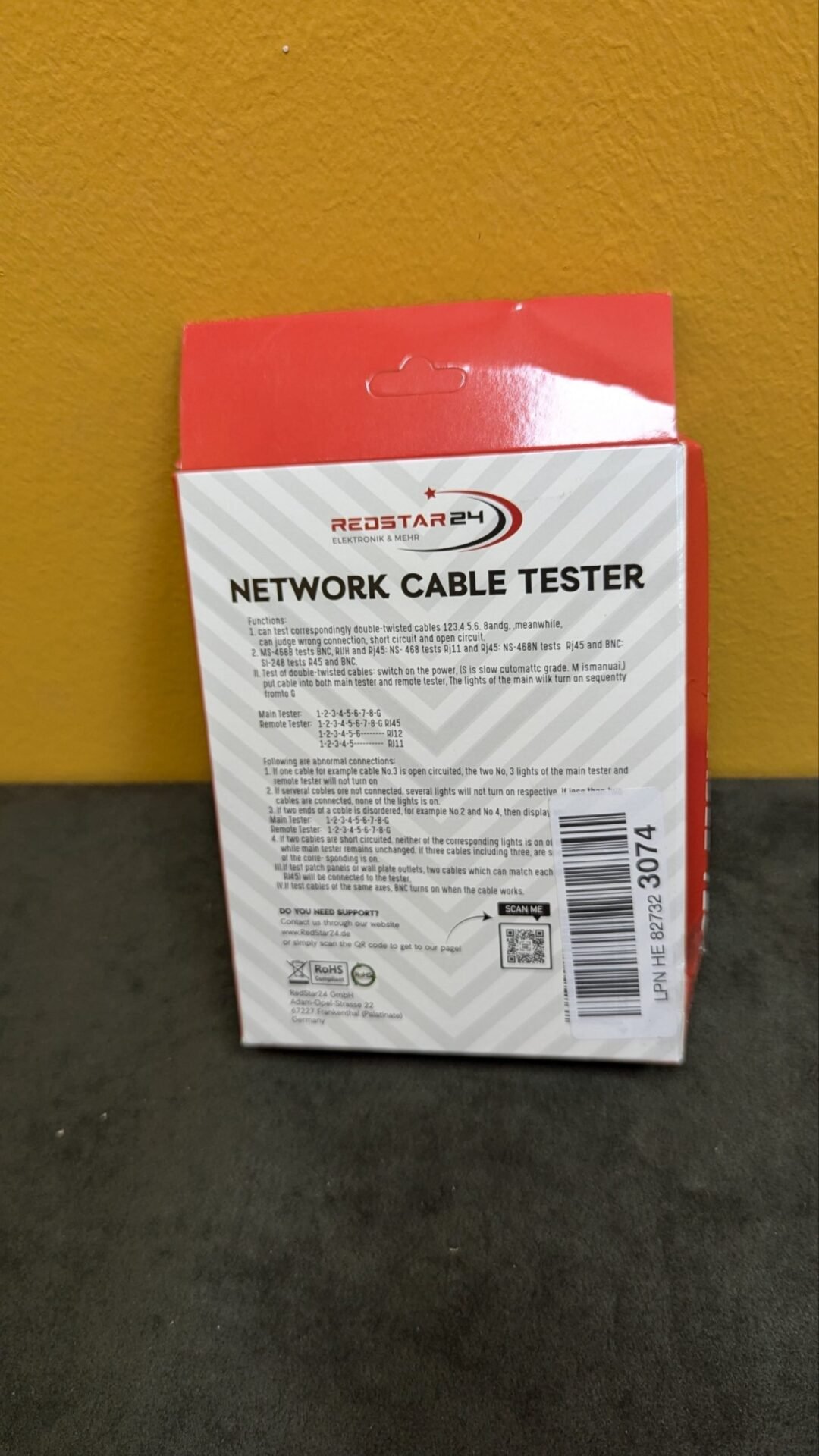 Foto 9 de RedStar24 Comprobador RJ45 Probador Red